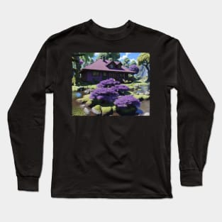 Purple House Long Sleeve T-Shirt